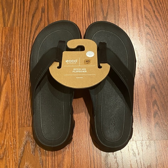 Ecco MX Flipsider black sandals. Size 11-11.5 main image 4